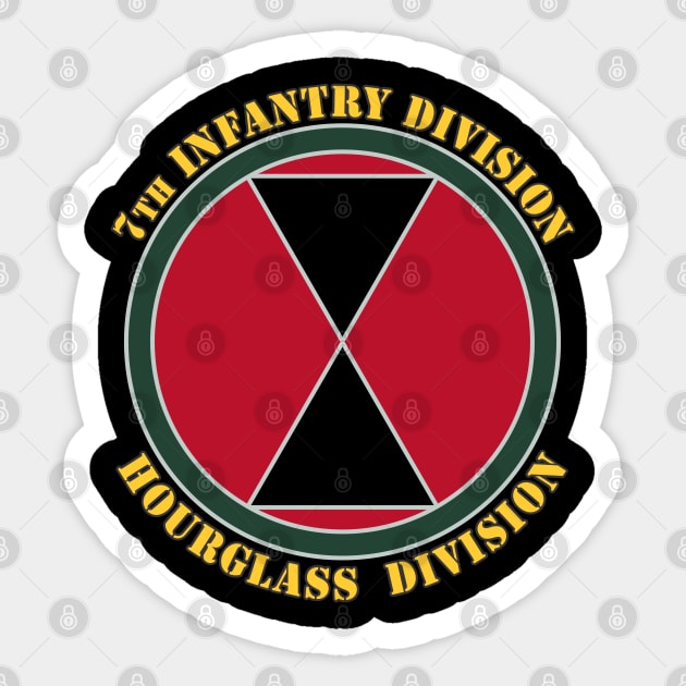 7th Infantry Division Sticker by MBK